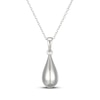 Thumbnail Image 3 of Teardrop Pendant Necklace Sterling Silver 18"