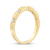Thumbnail Image 2 of Adore Diamond Ribbed Anniversary Ring 1/4 ct tw 14K Yellow Gold