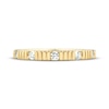Thumbnail Image 3 of Adore Diamond Ribbed Anniversary Ring 1/4 ct tw 14K Yellow Gold