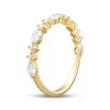 Thumbnail Image 2 of Adore Oval & Round-Cut Diamond Anniversary Ring 3/4 ct tw 14K Yellow Gold