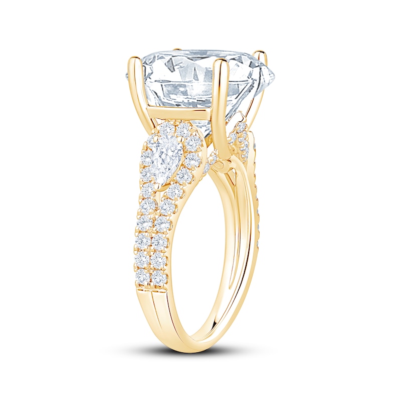 Main Image 2 of Adore Lab-Grown Diamonds Round-Cut Engagement Ring 6 ct tw 14K Yellow Gold
