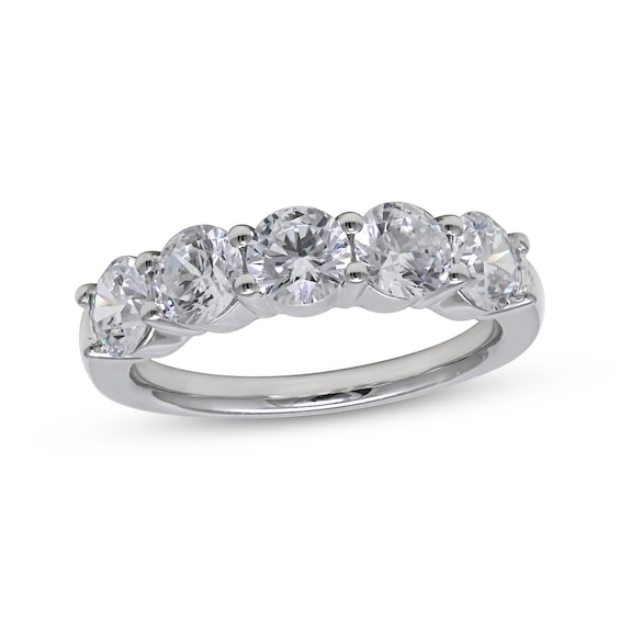 Adore Lab-Grown Diamonds Five-Stone Anniversary Ring 2 ct tw 14K White Gold
