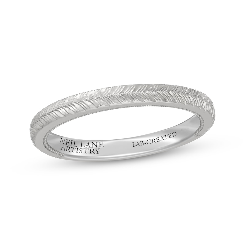 Main Image 1 of Neil Lane Artistry Heritage Wedding Band Platinum 2mm