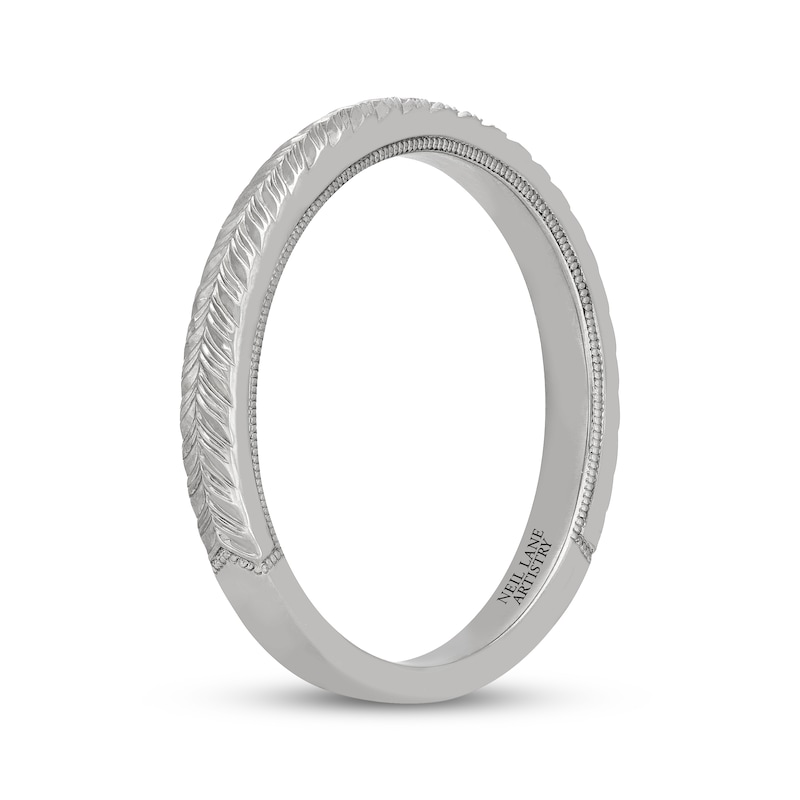 Main Image 2 of Neil Lane Artistry Heritage Wedding Band Platinum 2mm