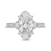 Thumbnail Image 3 of Neil Lane Artistry Heritage Oval-Cut Lab-Grown Diamond Engagement Ring 5 ct tw Platinum