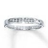 Diamond Wedding Band 1/20 ct tw Round-cut 10K White Gold