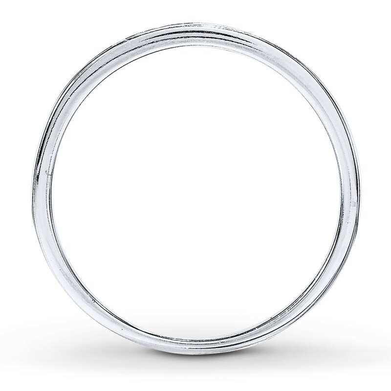 Diamond Wedding Band 1/20 ct tw Round-cut 10K White Gold