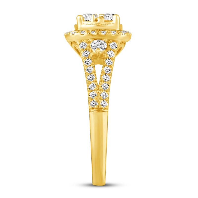 Diamond Engagement Ring 1 ct tw Round-cut 14K Yellow Gold