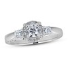 Diamond Engagement Ring 7/8 ct tw Round-cut 14K White Gold
