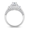 Diamond Engagement Ring 7/8 ct tw Round-cut 14K White Gold
