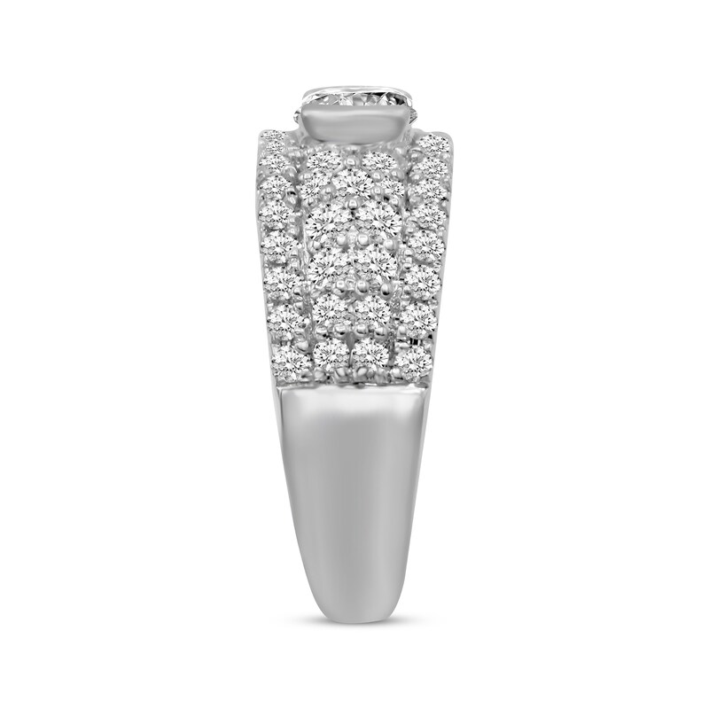 Diamond Engagement Ring 1-1/8 ct tw Round-cut 14K White Gold
