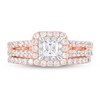 Diamond Bridal Set 1-1/5 ct tw Princess & Round 14K Two-Tone Gold