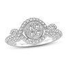 Diamond Engagement Ring 1/2 ct tw Round-cut 10K White Gold