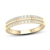 Thumbnail Image 1 of Adore Diamond Wedding Band 1/6 ct tw Round-cut 10K Yellow Gold