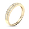 Thumbnail Image 2 of Adore Diamond Wedding Band 1/6 ct tw Round-cut 10K Yellow Gold