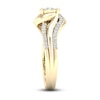 Thumbnail Image 2 of Diamond Engagement Ring 3/8 ct tw Round-Cut 10K Yellow Gold