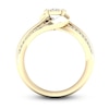 Thumbnail Image 3 of Diamond Engagement Ring 3/8 ct tw Round-Cut 10K Yellow Gold