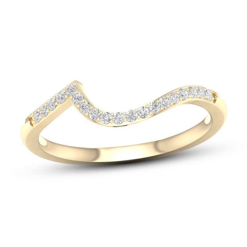 Main Image 1 of Adore Diamond Wedding Band 1/10 ct tw Round-Cut 10K Yellow Gold