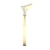 Thumbnail Image 3 of Adore Diamond Wedding Band 1/10 ct tw Round-Cut 10K Yellow Gold