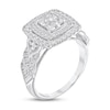 Thumbnail Image 1 of Diamond Engagement Ring 1 ct tw Princess & Round 10K White Gold