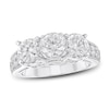 Thumbnail Image 0 of Three-Stone Diamond Engagement Ring 3 ct tw Round-cut 14K White Gold
