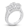 Thumbnail Image 1 of Three-Stone Diamond Engagement Ring 3 ct tw Round-cut 14K White Gold