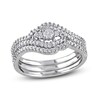 Thumbnail Image 0 of Diamond Bridal Set 1/2 ct tw Round-Cut 10K White Gold