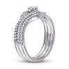 Thumbnail Image 2 of Diamond Bridal Set 1/2 ct tw Round-Cut 10K White Gold