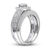 Thumbnail Image 2 of Diamond Bridal Set 1/2 ct tw Round-Cut 14K White Gold