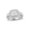 Thumbnail Image 0 of Diamond Engagement Ring 2 ct tw Princess, Round & Baguette-cut 14K White Gold