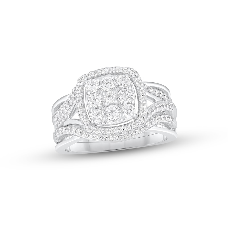 Main Image 1 of Adore Multi-Diamond Three-Piece Bridal Set 1 ct tw 10K White Gold