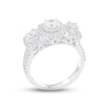 Thumbnail Image 2 of Adore Diamond Three-Stone Engagement Ring 1 ct tw Round-cut 14K White Gold