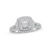 Thumbnail Image 1 of Adore Diamond Engagement Ring 1 ct tw Princess & Round-cut 14K White Gold