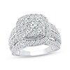 Thumbnail Image 0 of Multi-Diamond Cushion Frame Engagement Ring 2 ct tw 14K White Gold