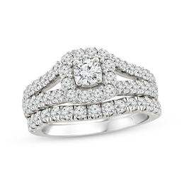 Adore Diamond Bridal Set 2 ct tw Round-cut 14K White Gold