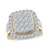 Round-Cut Multi-Diamond Center Engagement Ring 3 ct tw 14K Yellow Gold