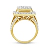 Round-Cut Multi-Diamond Center Engagement Ring 3 ct tw 14K Yellow Gold
