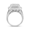 Thumbnail Image 2 of Round-Cut Multi-Diamond Center Engagement Ring 3 ct tw 14K White Gold