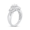 Thumbnail Image 2 of Adore Multi-Shape Diamond Three-Stone Engagement Ring 1 ct tw 14K White Gold