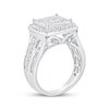 Multi-Shape Diamond Engagement Ring 2 ct tw 14K White Gold