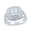 Thumbnail Image 0 of Princess-Cut Quad Diamond Engagement Ring 1-1/2 ct tw 10K White Gold