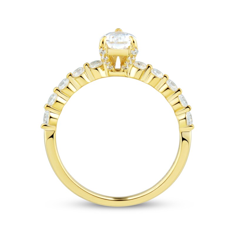 Main Image 2 of Adore Pear-Shaped Diamond Engagement Ring 1-1/8 ct tw 14K Yellow Gold