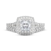 Thumbnail Image 3 of THE LEO Prisma Diamond Princess-Cut Double Halo Bridal Set 1-1/5 ct tw 14K White Gold