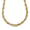 Thumbnail Image 1 of Rope Chain Necklace 7.3mm Hollow 10K Yellow Gold 20"