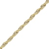Thumbnail Image 2 of Rope Chain Necklace 7.3mm Hollow 10K Yellow Gold 20"