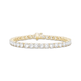 KAY Lab-Grown Diamonds Tennis Bracelet 8 ct tw 10K Yellow Gold 7.25"