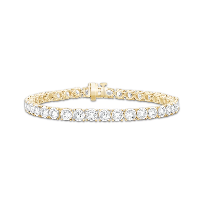 Main Image 1 of KAY Lab-Grown Diamonds Tennis Bracelet 8 ct tw 10K Yellow Gold 7.25"