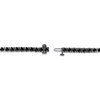 Thumbnail Image 3 of Men's Black Diamond Tennis Bracelet 7 ct tw Black Rhodium-Plated Sterling Silver 8.5"