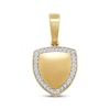 Thumbnail Image 1 of Men's Diamond Shield Charm 1/6 ct tw 10K Yellow Gold