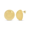 Thumbnail Image 1 of Half-Ball Stud Earrings Hollow 14K Yellow Gold